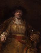 REMBRANDT Harmenszoon van Rijn Self-portrait (mk08) oil painting reproduction